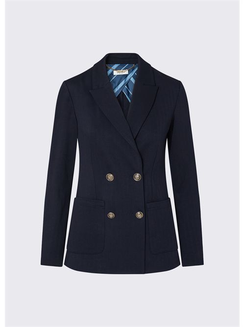 Giacca doppiopetto in punto milano LIU JO | WF6366J3976/93922